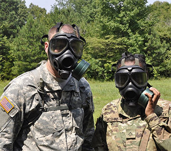 army gas training